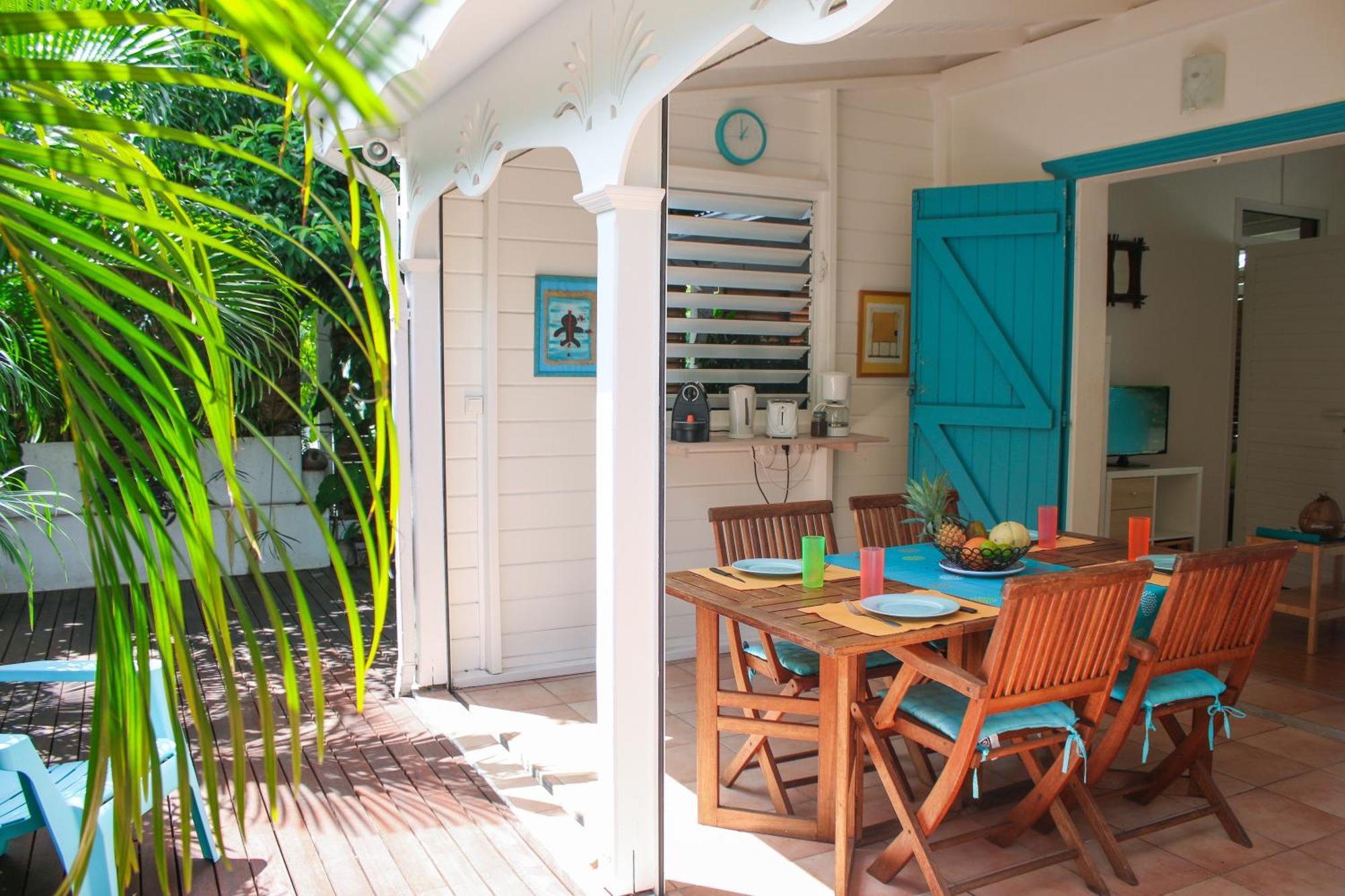 Bungalow La Papaye Bleue Residence Acces Piscine & Plage Saint-Francois  Εξωτερικό φωτογραφία